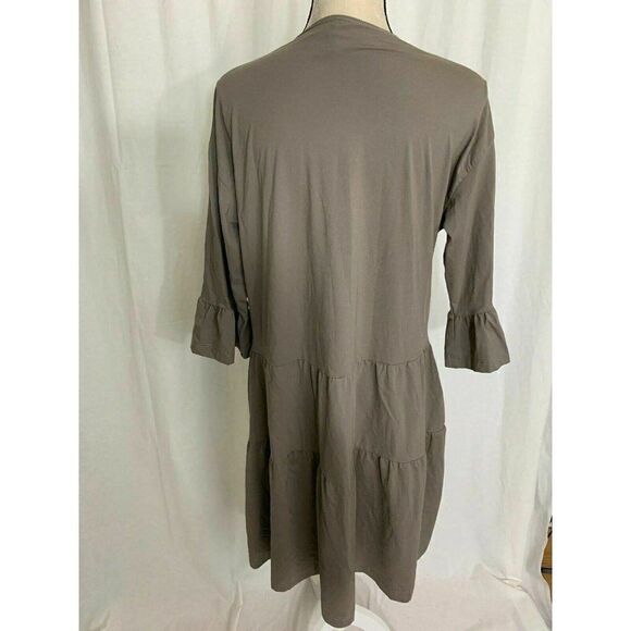 Go Couture Crew Neck Long sleeve midi dress - Picture 4 of 6